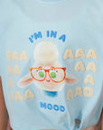Tie-Front Crop Tee - Baaad Mood