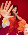 Kodi Jumpsuit - Red Lanterns