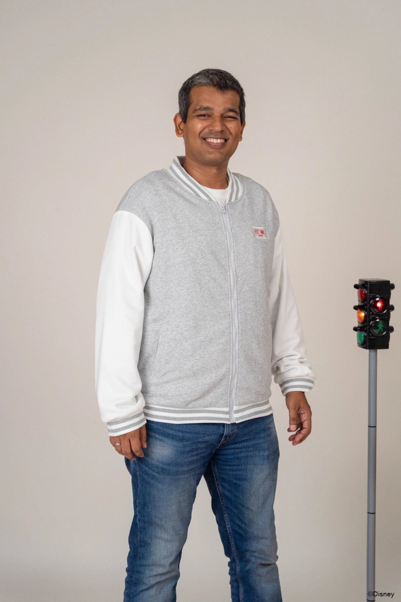 Adult Bomber Jacket - Grey Flash