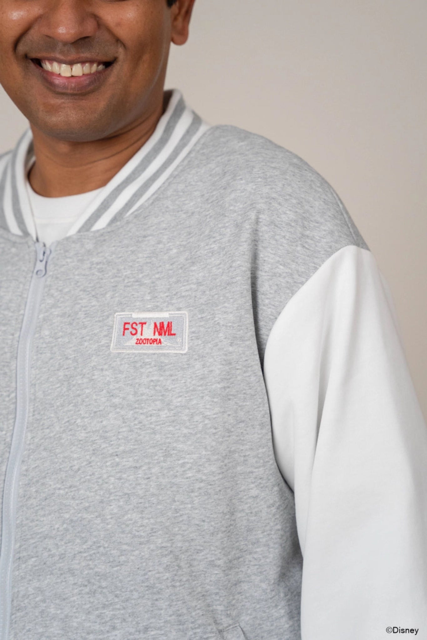 Adult Bomber Jacket - Grey Flash