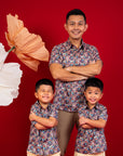 Men's Shirt - Navy Floral