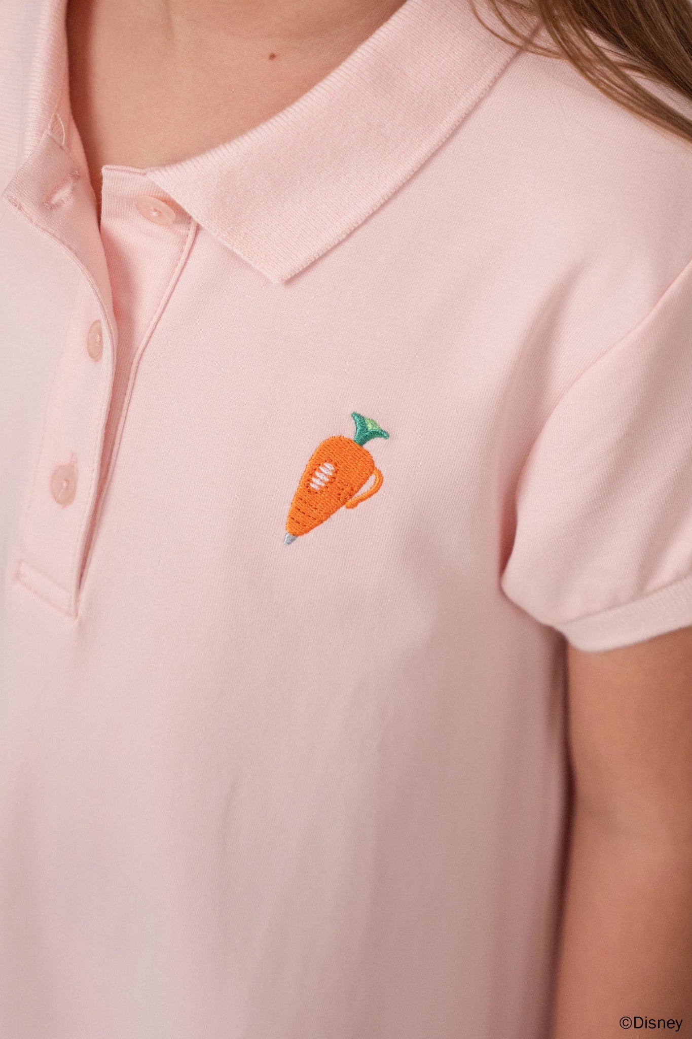 Pleated Polo Dress - Pink