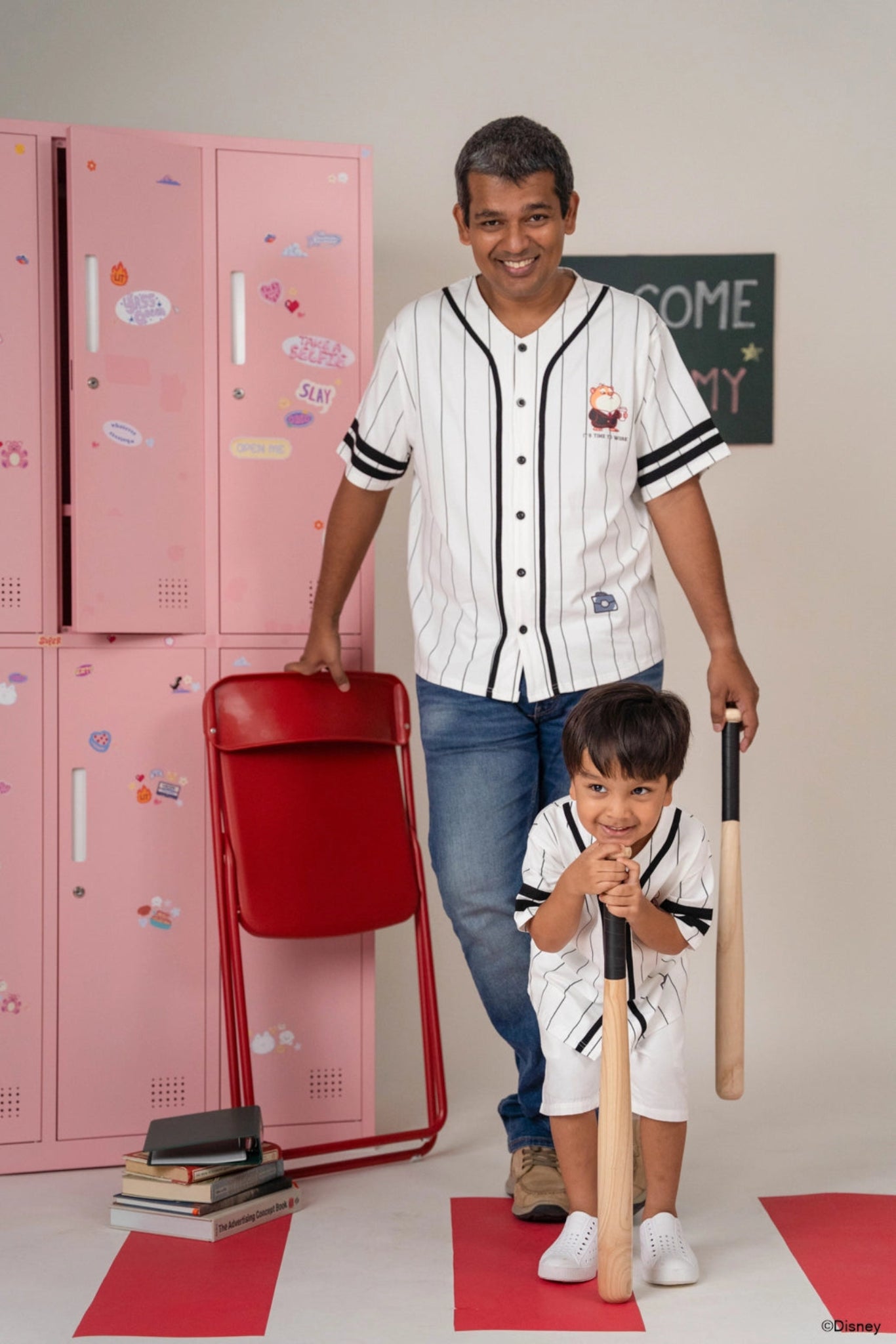 Disney | elly -  Baseball Tee Black Lemming