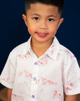 Little Man Shirt - White Zodiac Race