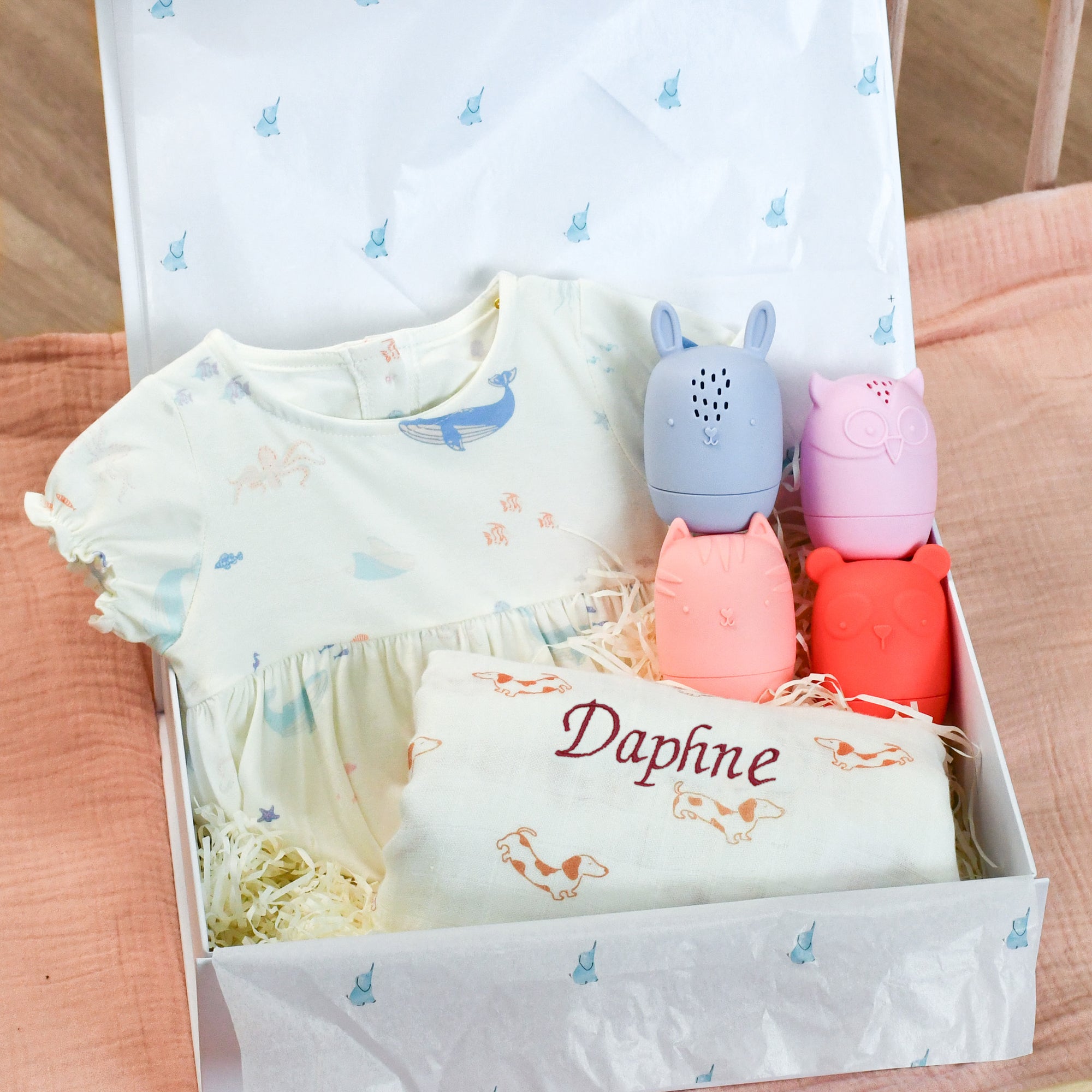 Scarlet Sea Creatures Personalisable Gift Set | The Elly Store