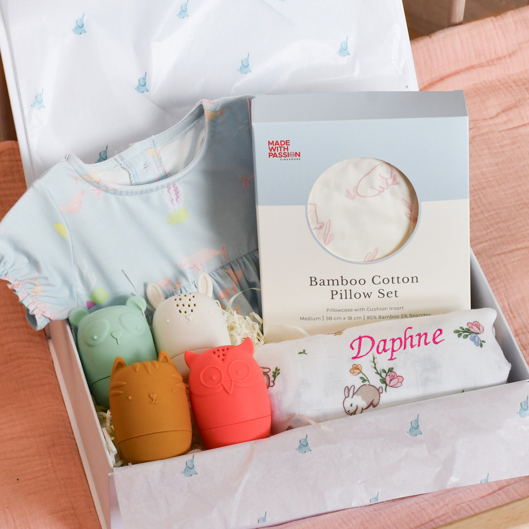 Scarlet Narwhal Personalisable Gift Set | The Elly Store