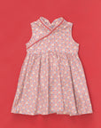 Flare Cheongsam - Pink Mickey Tiles