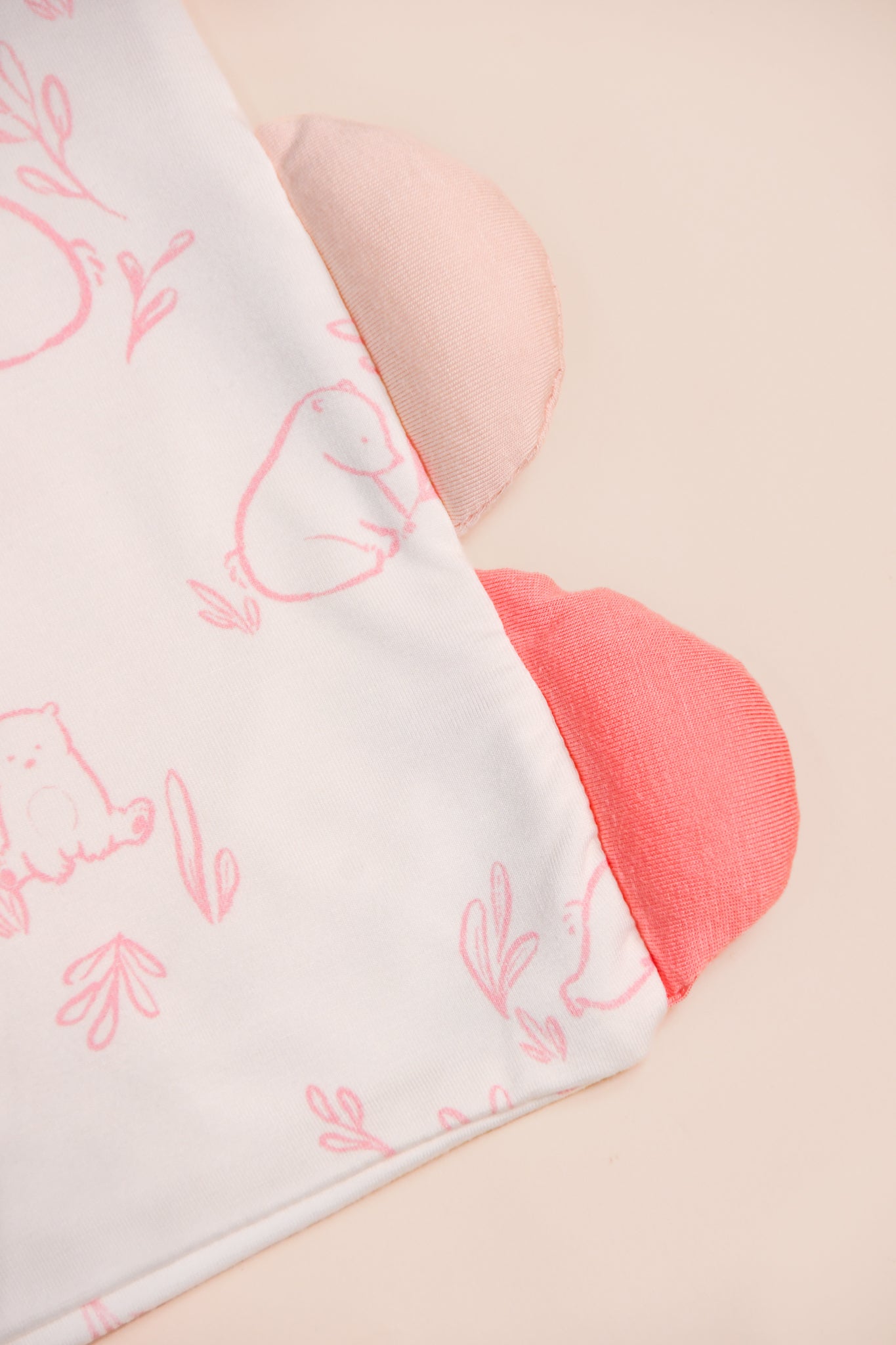 elly Pillow Case - Pink Beary Best (Pillow not included)