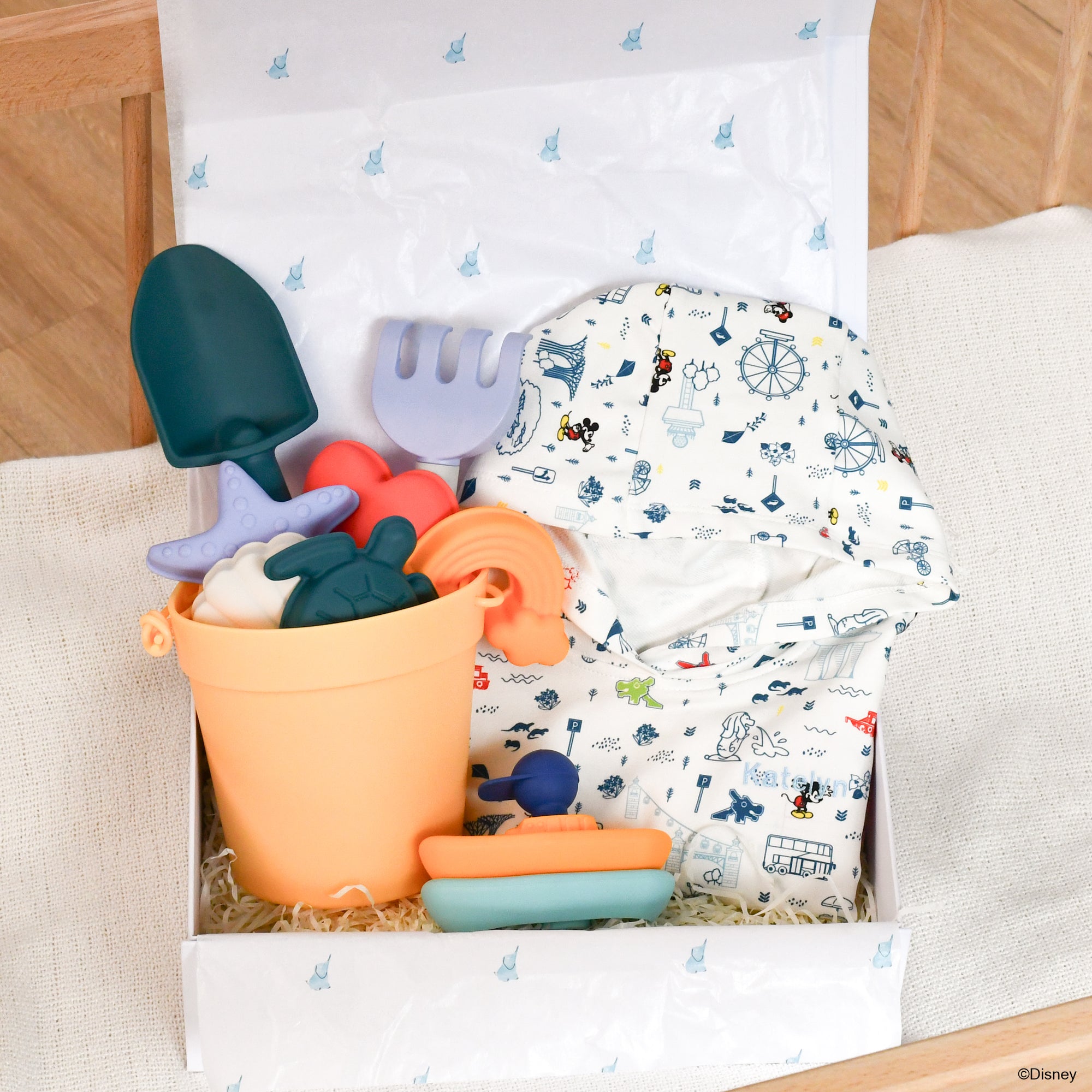 Hooded Robe Personalisable Gift Set | The Elly Store