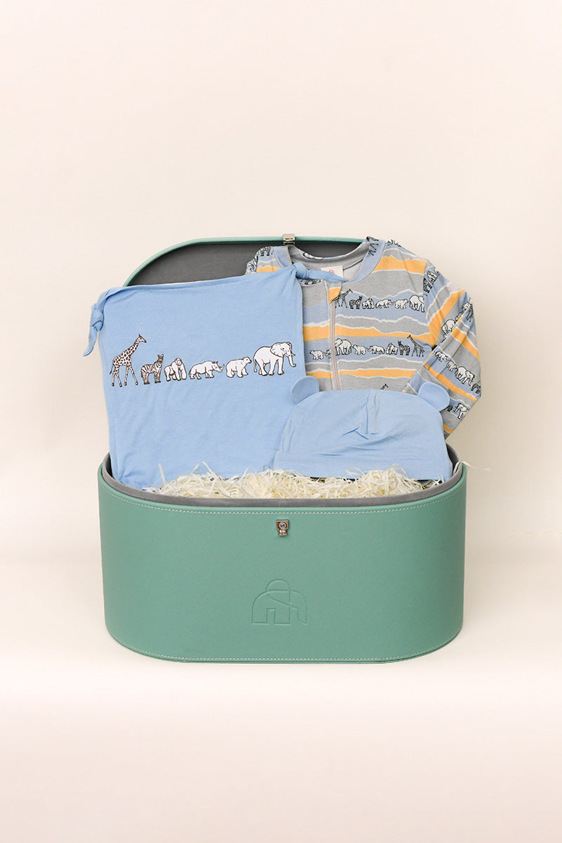 Deluxe Zoo Baby Keepsake Gift Set