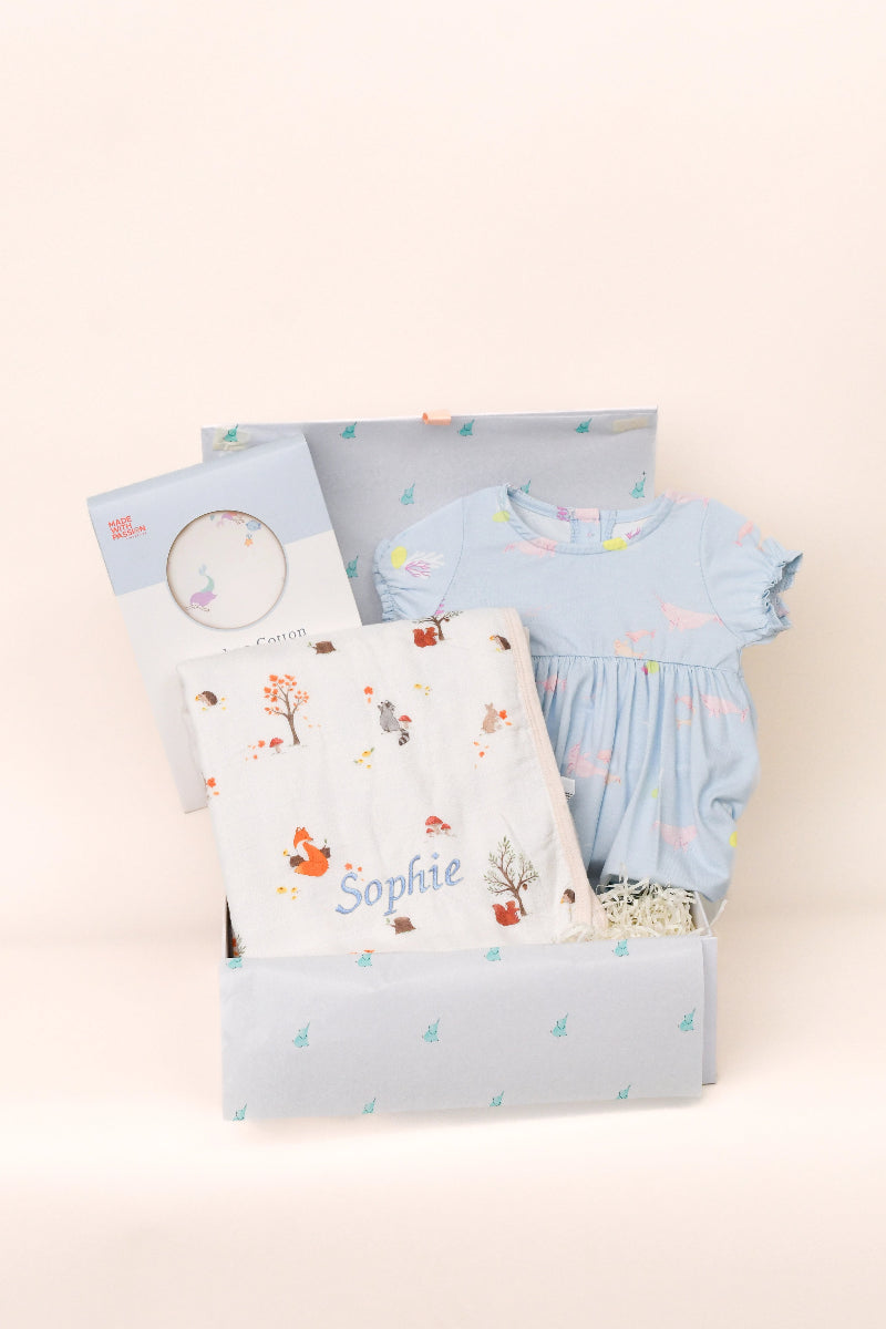 Narwhal Gift Set - Baby Girl
