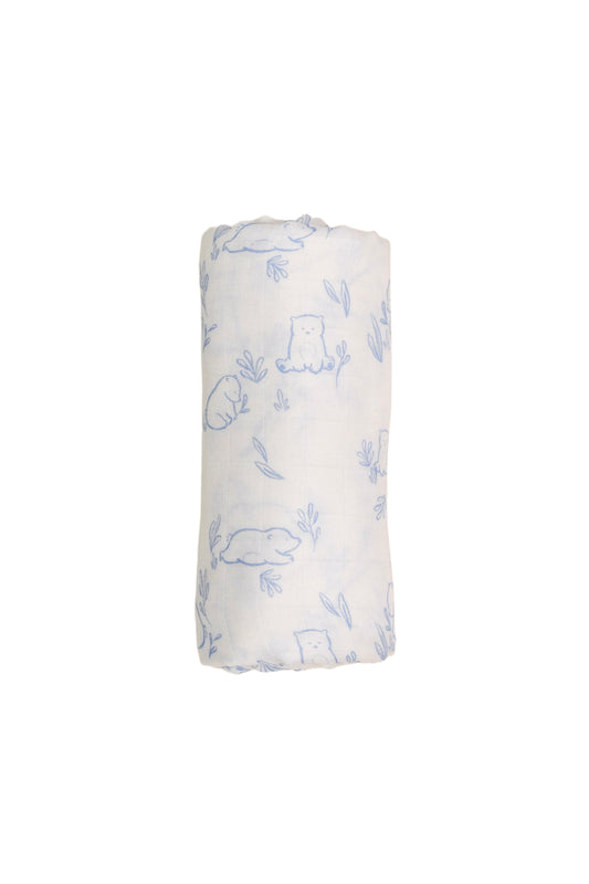 Bamboo Muslin Swaddle - Beary Best