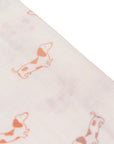 Bamboo Muslin Swaddle - Hot Dogs