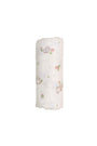 Bamboo Muslin Swaddle - Floral Bunny