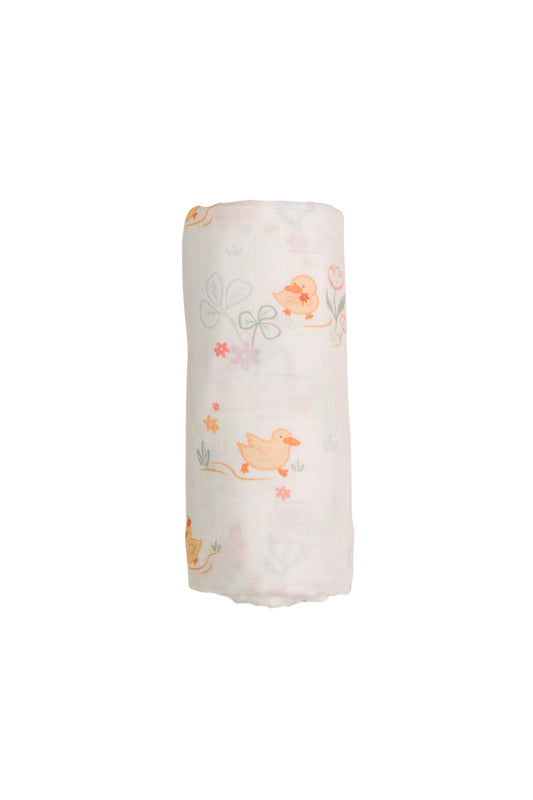 Bamboo Muslin Swaddle - Go Ducky
