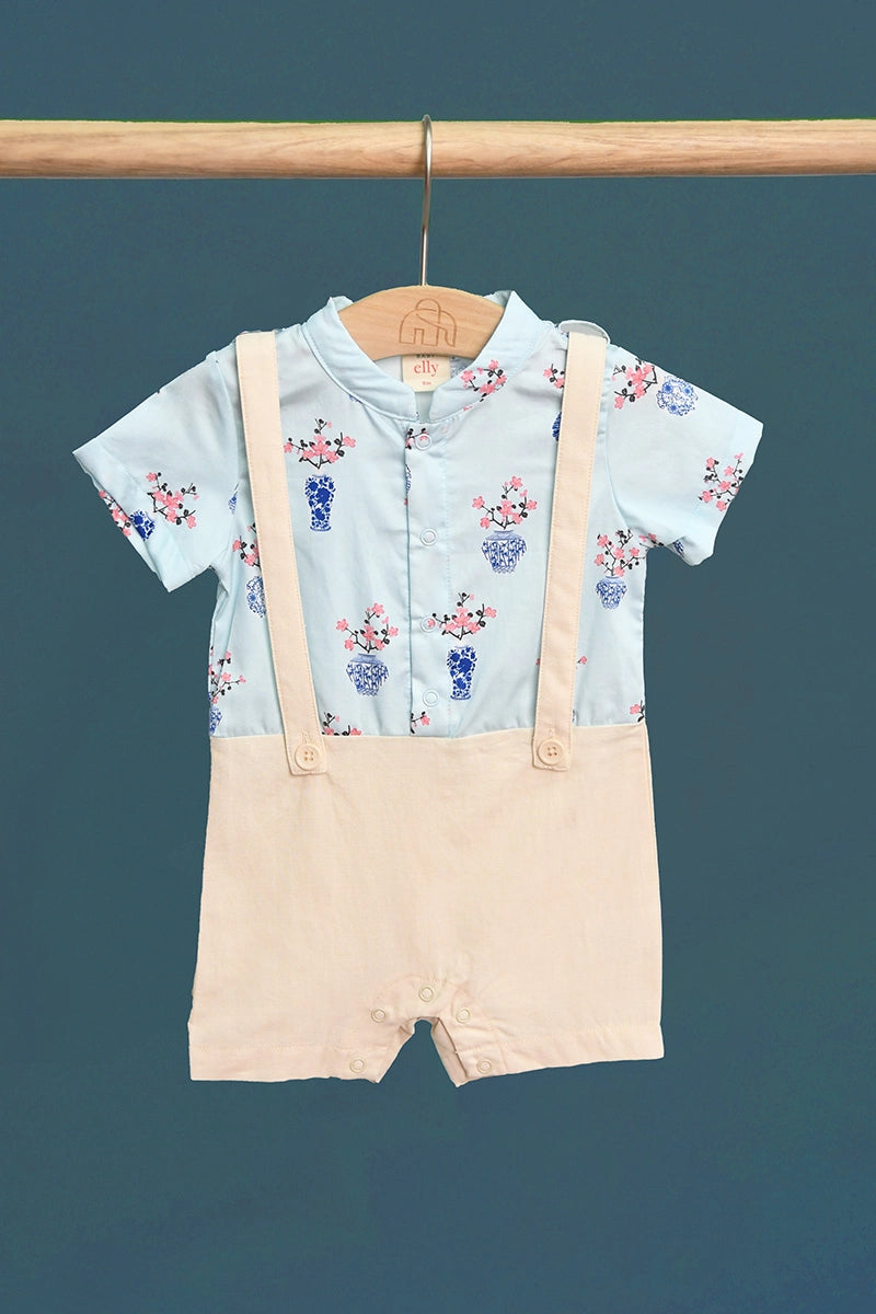 Overalls - Turquoise Vases