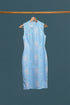 Ladies Mini Peony Cheongsam - Blue Cranes