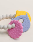 Olive Silicone Toys | Kitty & Friends Teething Ring