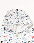 The Elly Store x Disney | Hooded Robe - Rainbow Road Trip Mickey