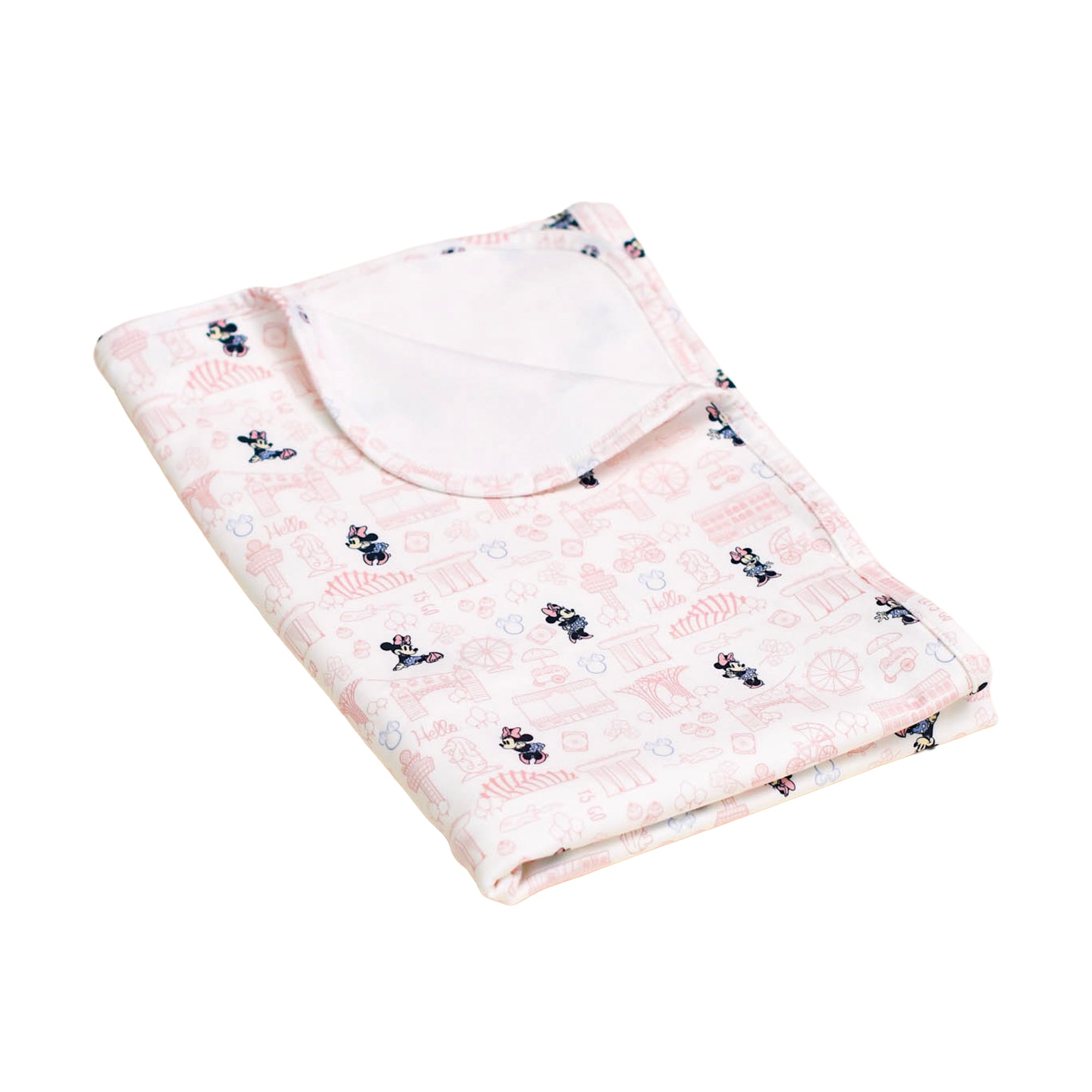 Jersey Blanket - Pink Hello Minnie