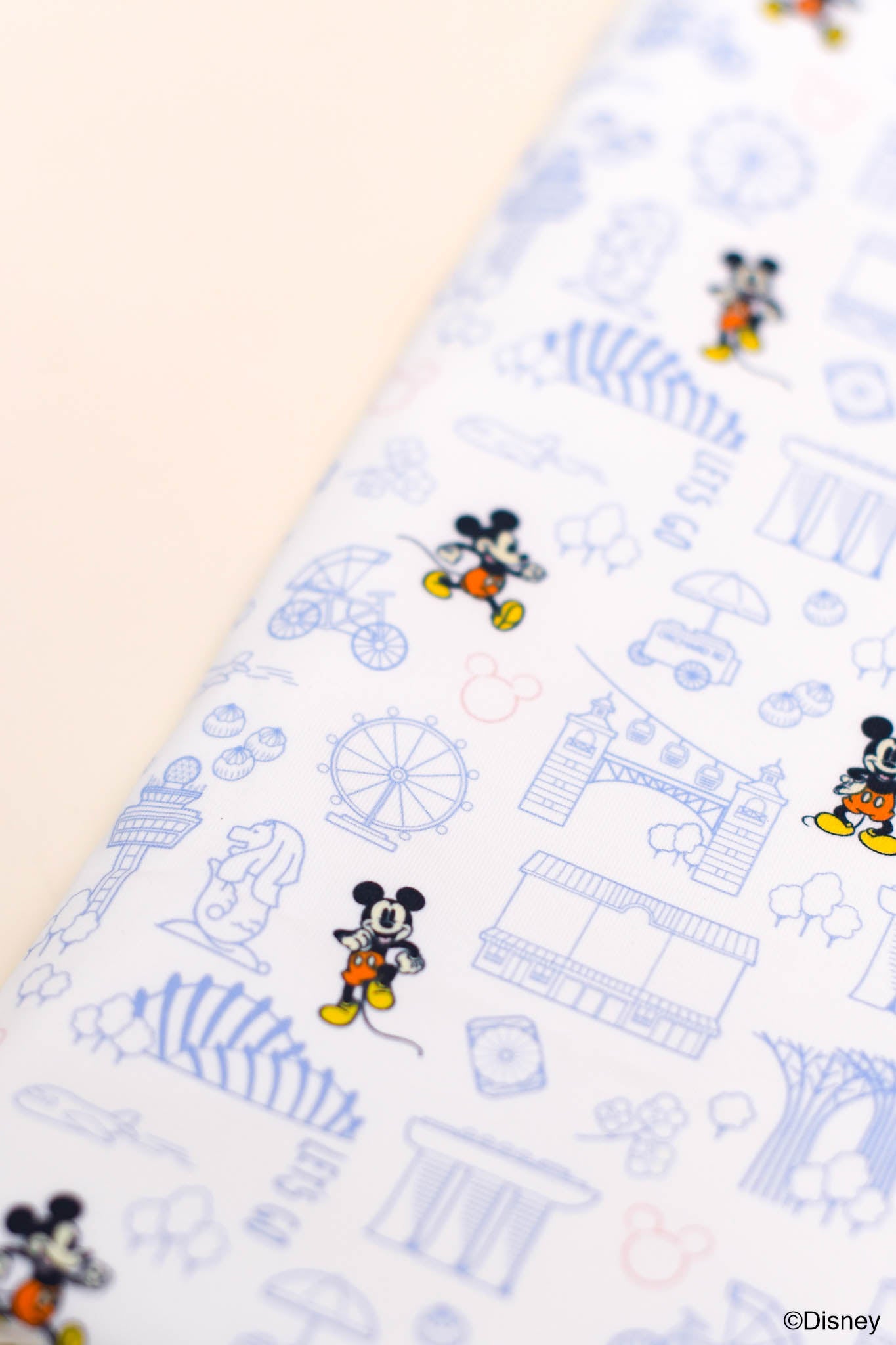 Jersey Blanket - Blue Hello Mickey