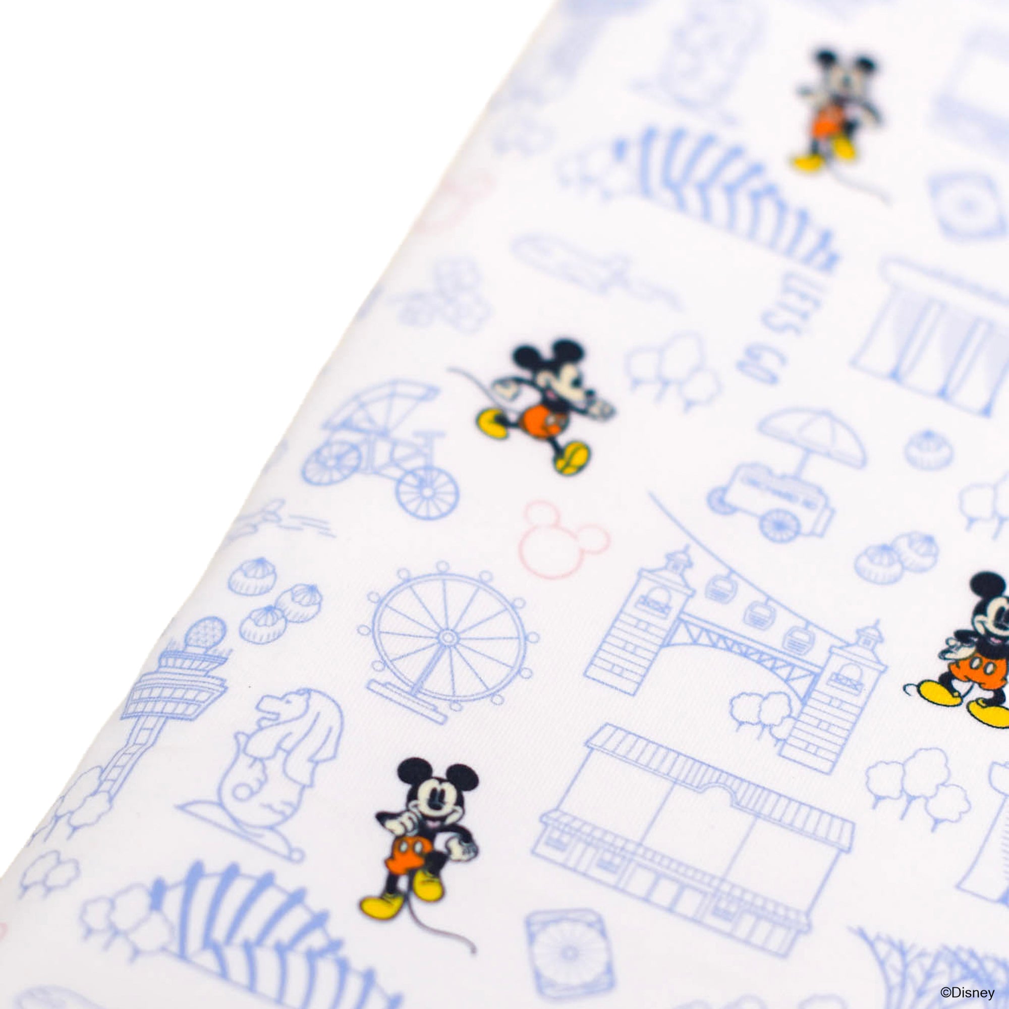 Jersey Blanket - Blue Hello Mickey