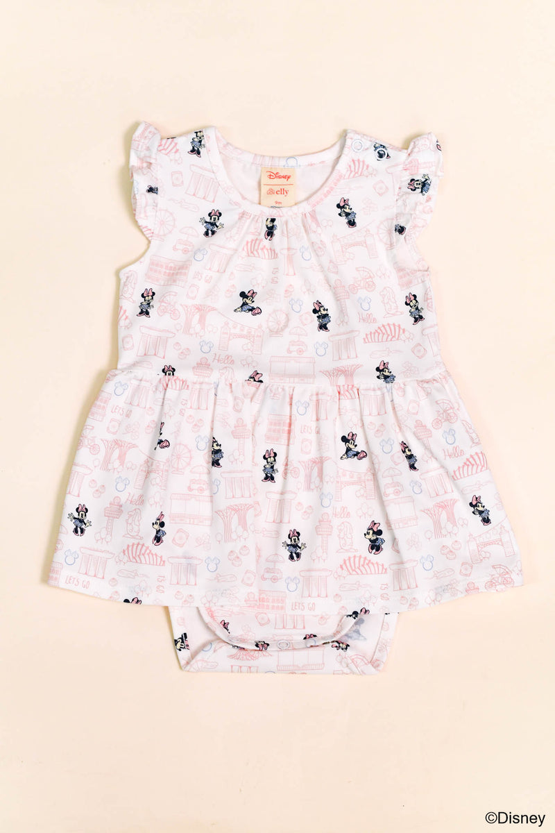 Kate Onesie - Pink Hello Minnie