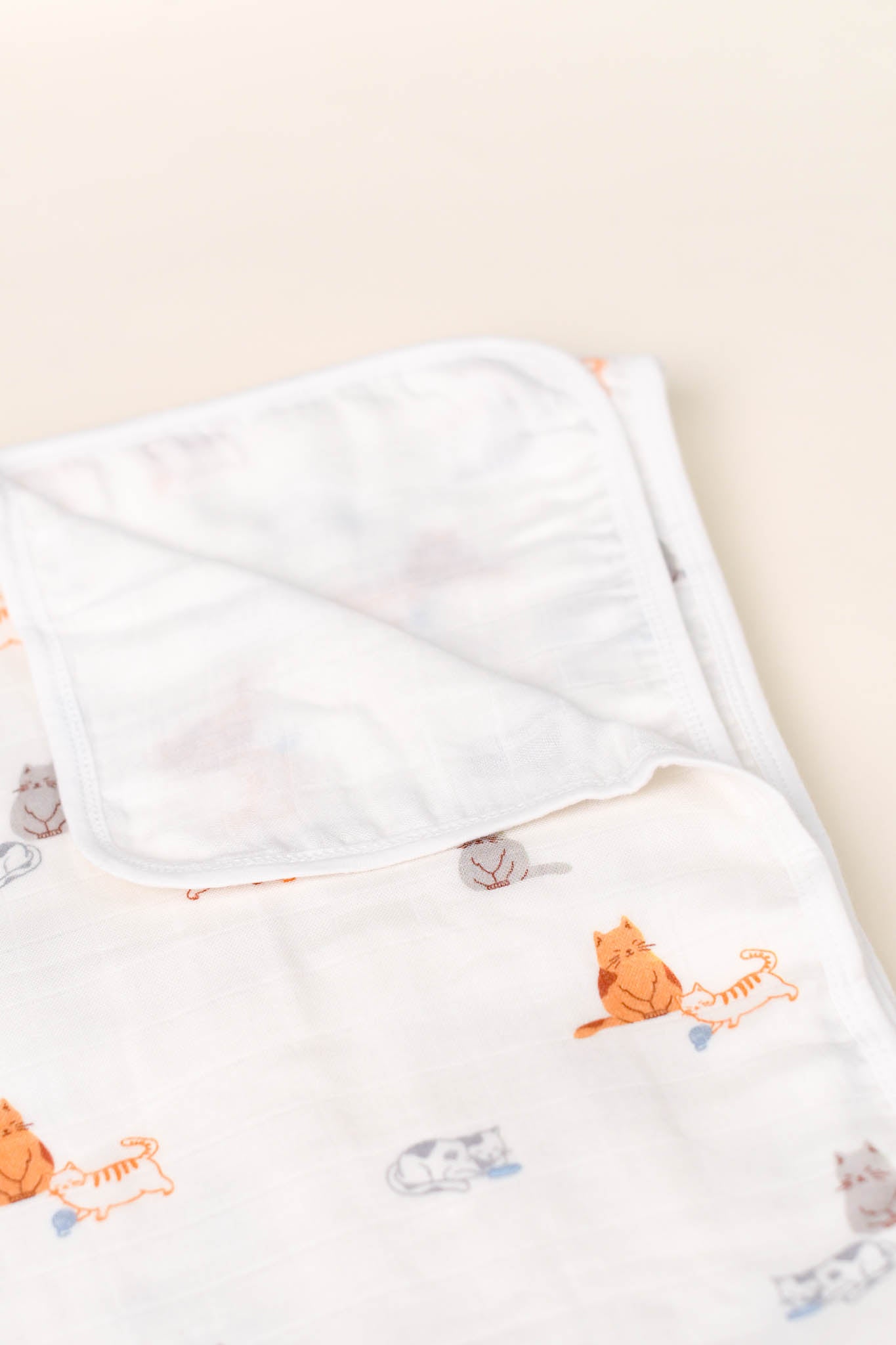 Bamboo Muslin Blanket - Sleepy Cats