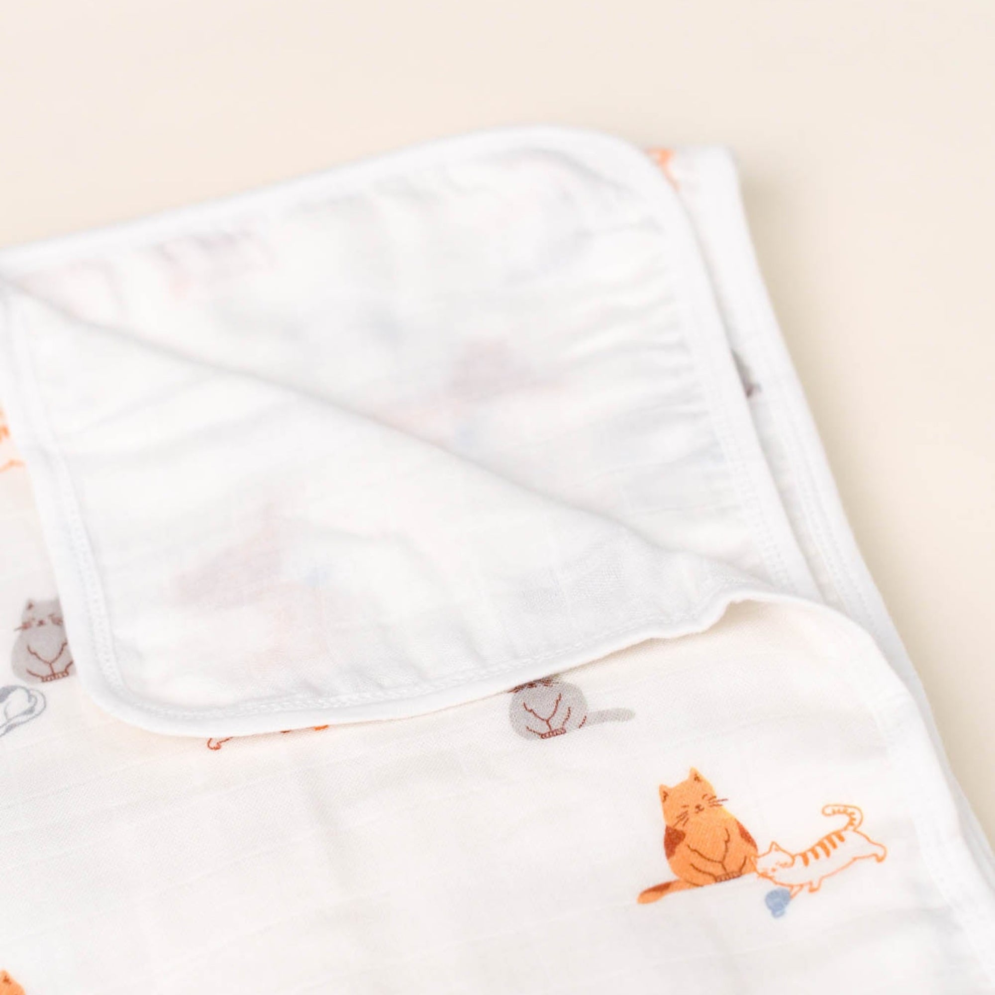 Bamboo Muslin Blanket - Sleepy Cats