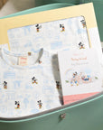 Blue Mickey Romper Baby Keepsake Gift Set