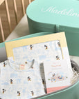 Blue Hello Mickey Personalised Turquoise Gift Set
