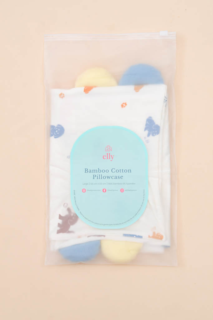 Bamboo cotton pillowcase set