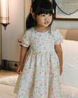 Scarlett Dress - Colourful Puppies | The Elly Store 