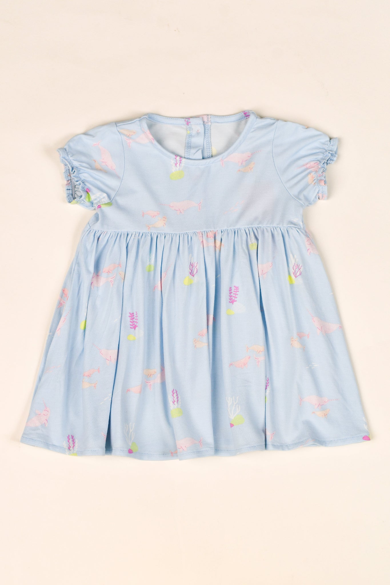 Scarlett Dress - Pink Narwhals | The Elly Store
