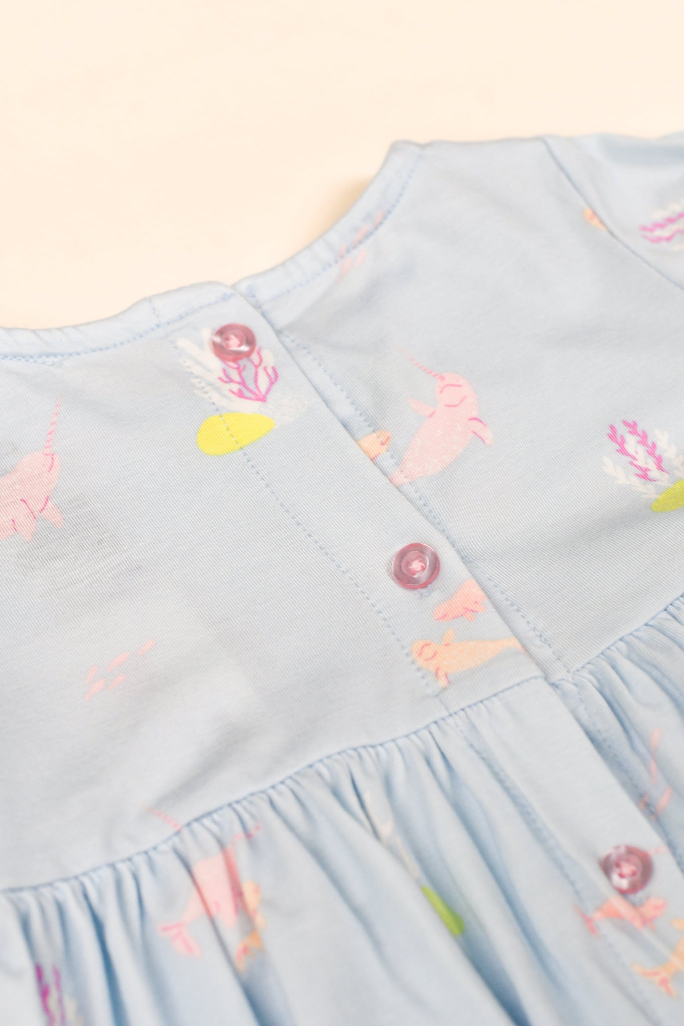 Scarlett Dress - Pink Narwhals | The Elly Store