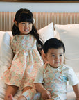 Scarlett Dress - Colourful Puppies | The Elly Store 