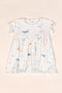 Scarlett Dress - Colourful Sea Creatures | The Elly Store