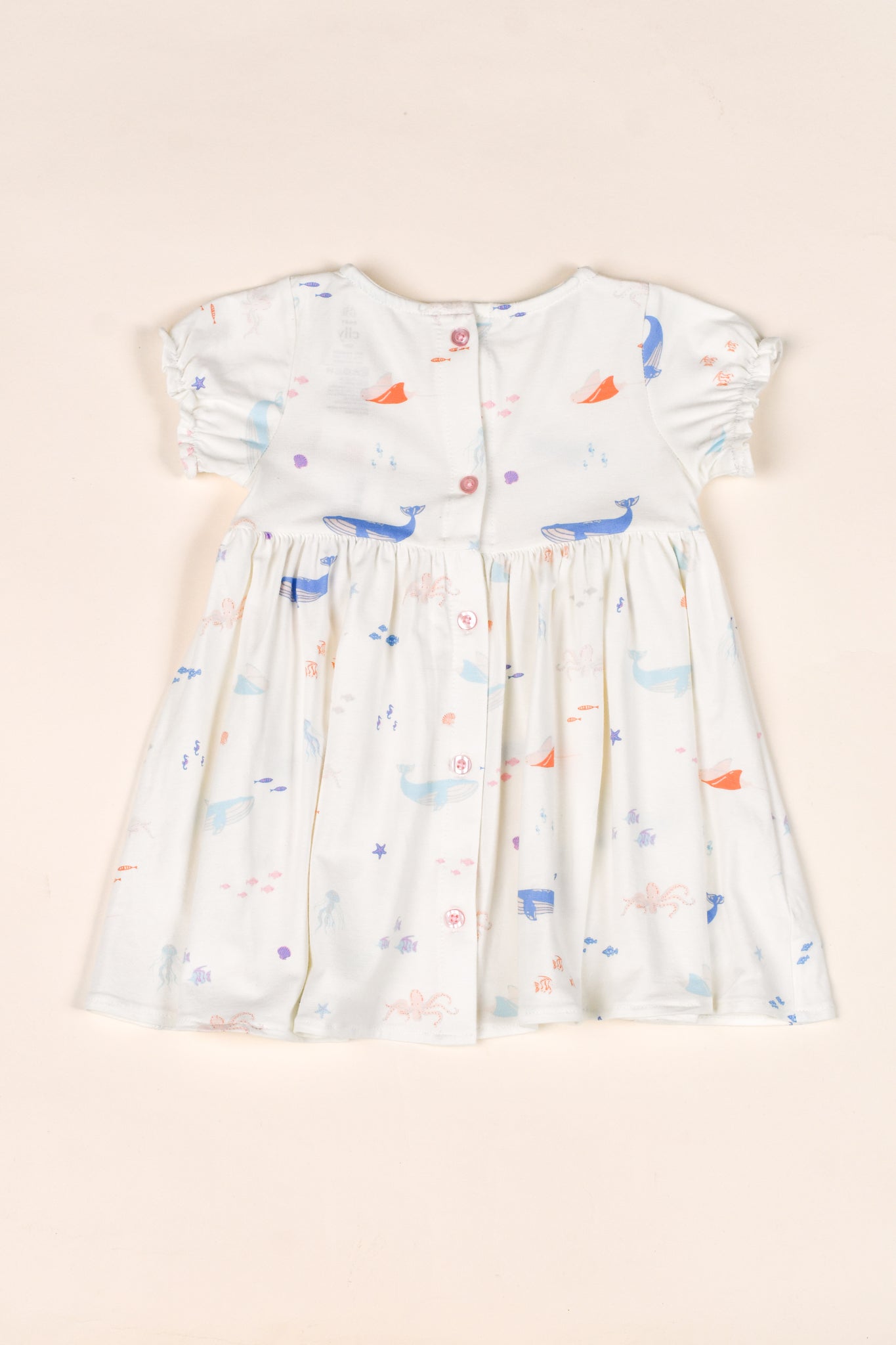 Scarlett Dress - Colourful Sea Creatures | The Elly Store