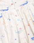 Scarlett Dress - Colourful Sea Creatures | The Elly Store