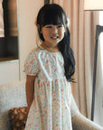 Scarlett Dress - Colourful Puppies | The Elly Store 