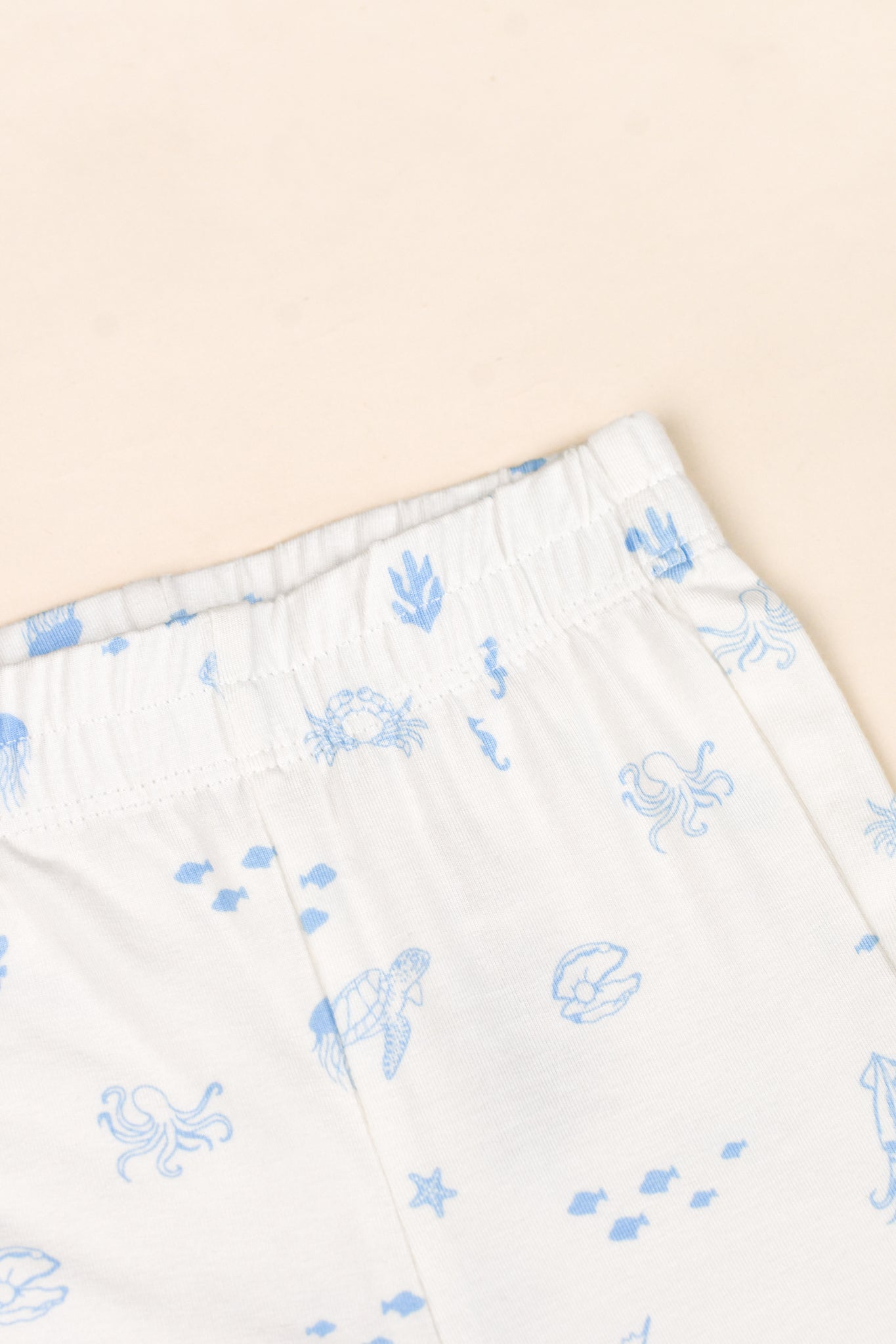 Long-Sleeve Pyjamas Set - Blue Sea Creatures | The Elly Store