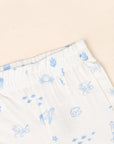 Long-Sleeve Pyjamas Set - Blue Sea Creatures | The Elly Store