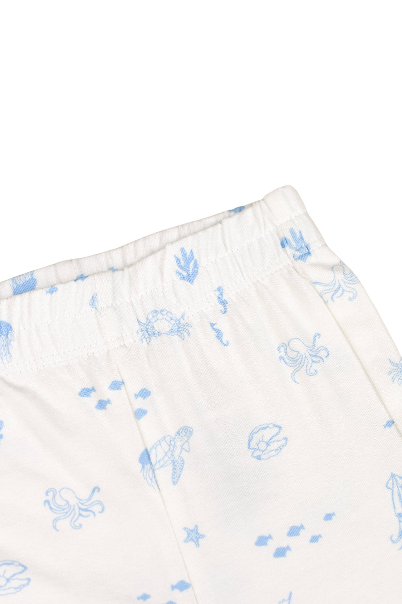 Long-Sleeve Pyjamas Set - Blue Sea Creatures | The Elly Store
