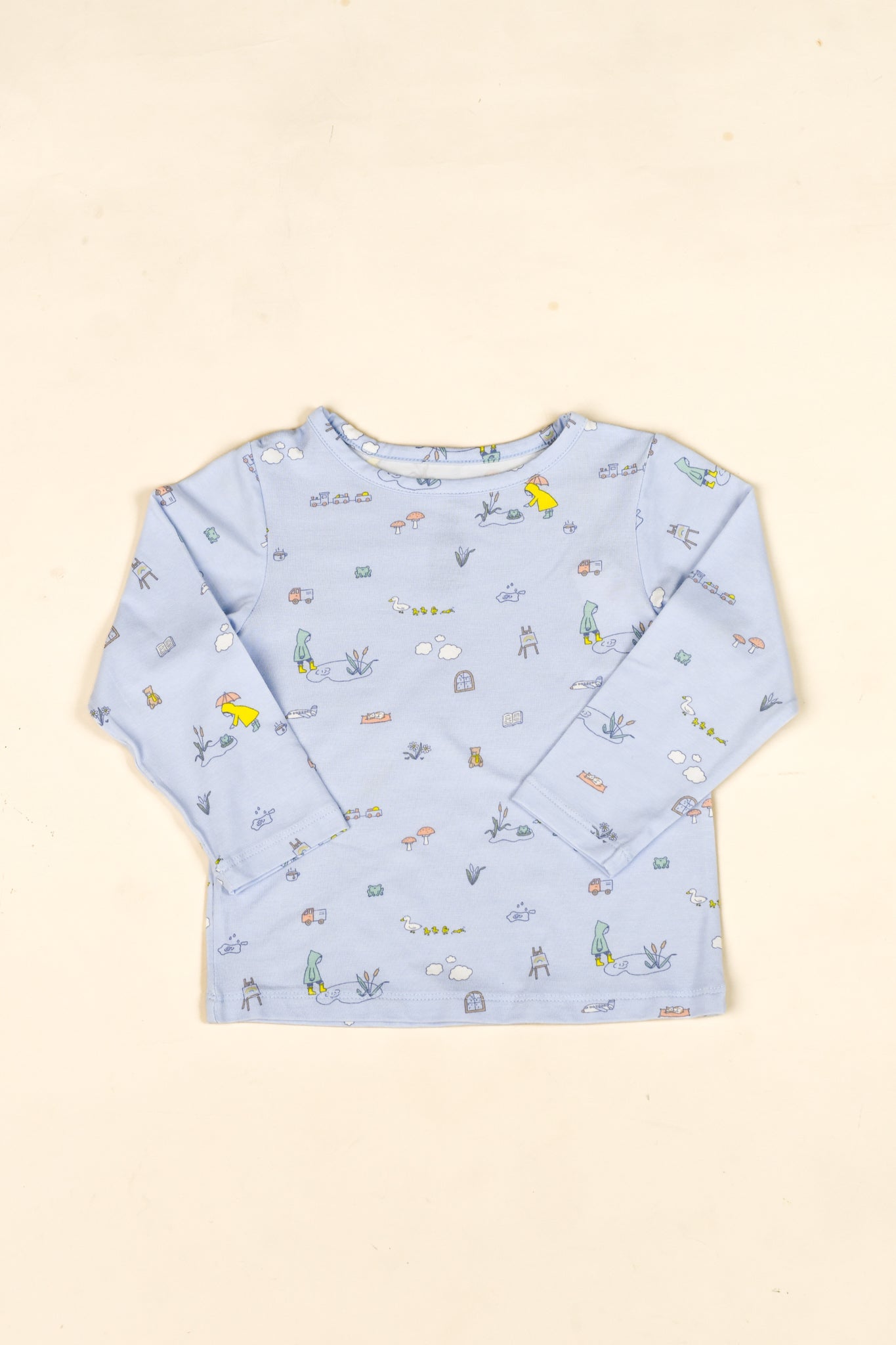 Long-Sleeve Pyjamas Set - Rain And Cozy | The Elly Store
