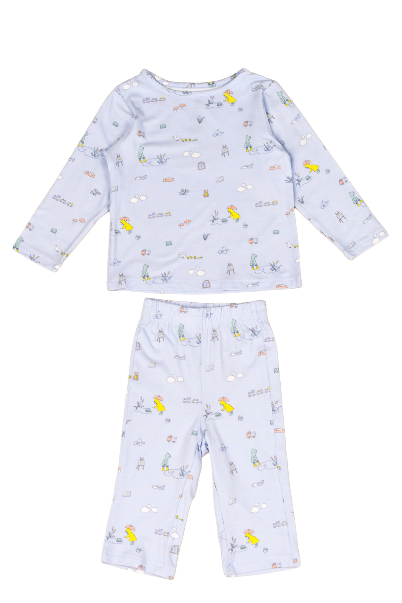 Long-Sleeve Pyjamas Set - Rain And Cozy | The Elly Store