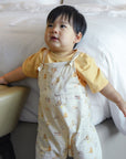 Emery Jumpsuit - Cream Latte Cats | The Elly Store