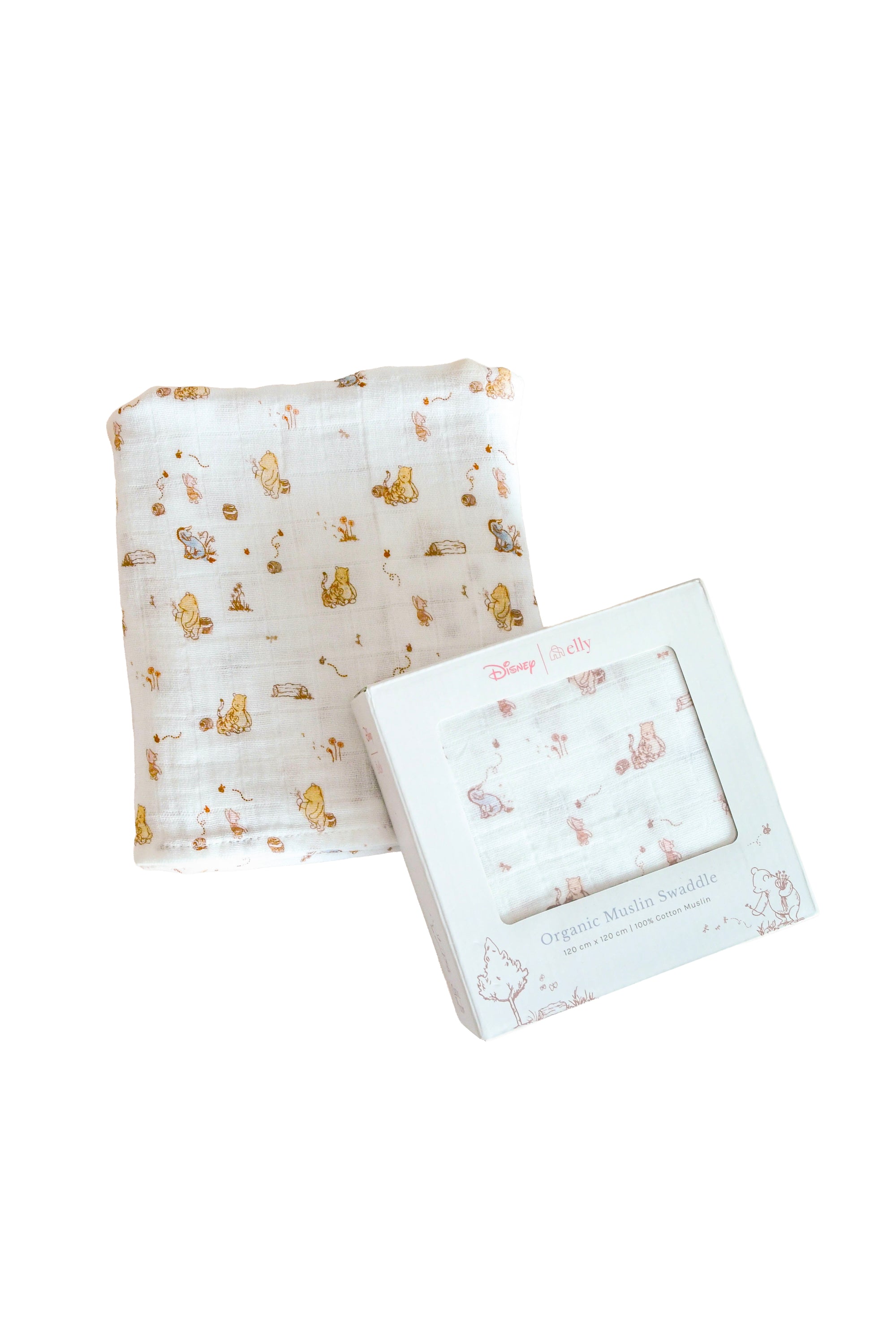 Organic Cotton Swaddle - Dandelion Pooh
