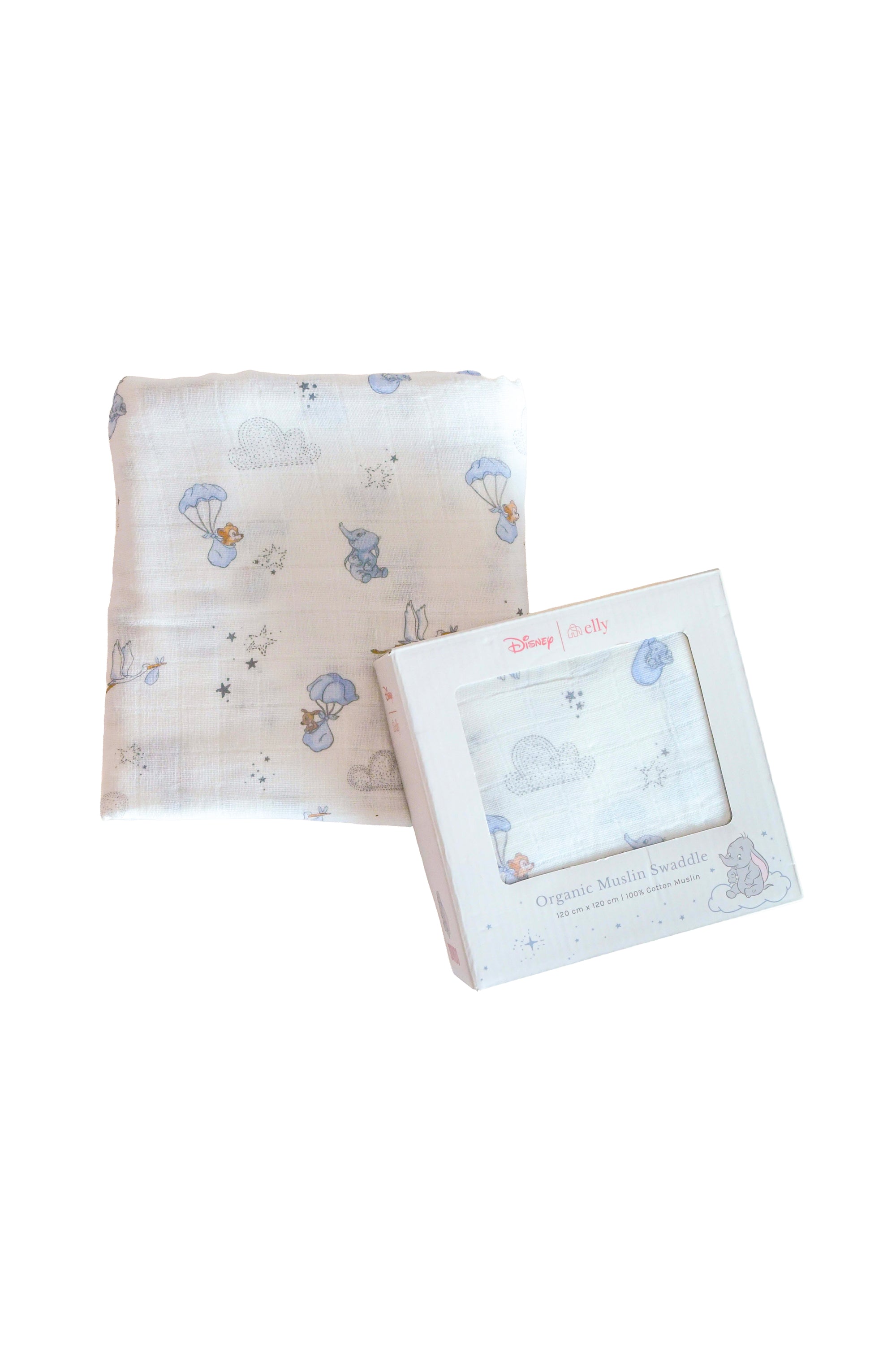 Organic Cotton Swaddle - Baby Dumbo