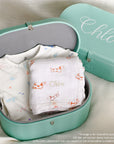 Colourful Sea Creatures Personalisable Turquoise Gift Set