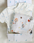 Blue Sea Creatures Personalisable Baby Gift Set